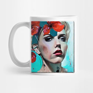 Scarlett  with flowers Mug